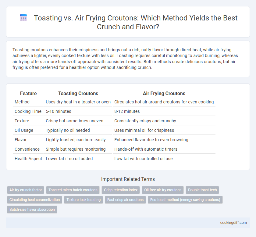 Toasting vs. Air Frying Croutons: Which Method Yields the Best Crunch and Flavor?