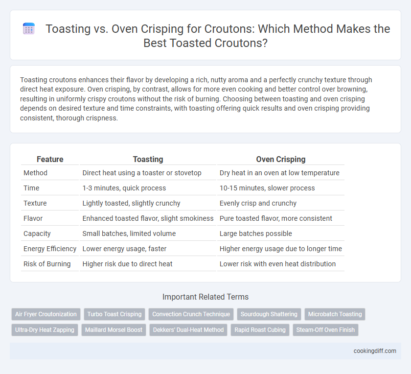 Toasting vs. Oven Crisping for Croutons: Which Method Makes the Best Toasted Croutons?