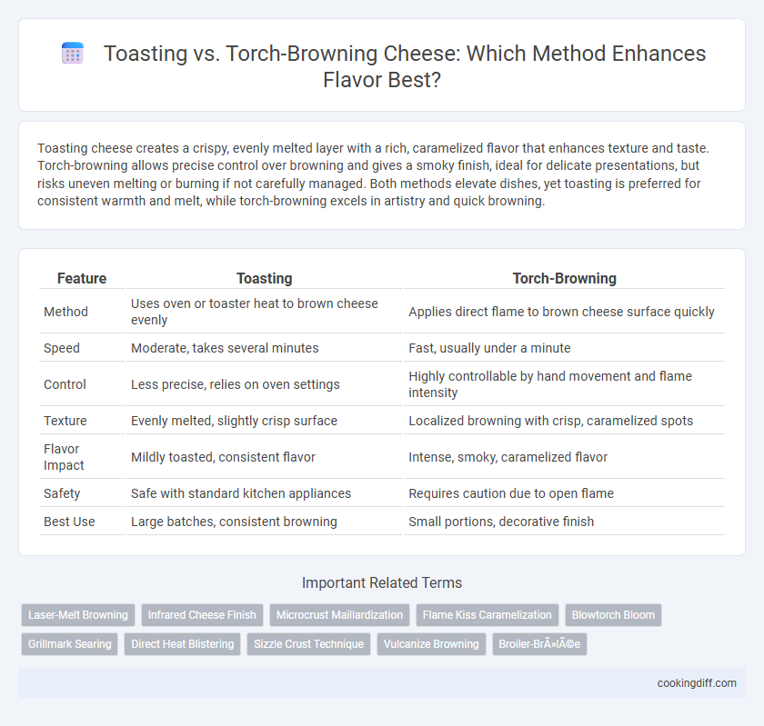 Toasting vs. Torch-Browning Cheese: Which Method Enhances Flavor Best?