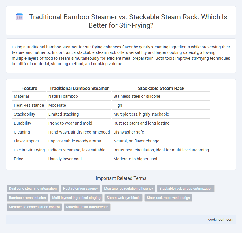 Traditional Bamboo Steamer vs. Stackable Steam Rack: Which Is Better for Stir-Frying?