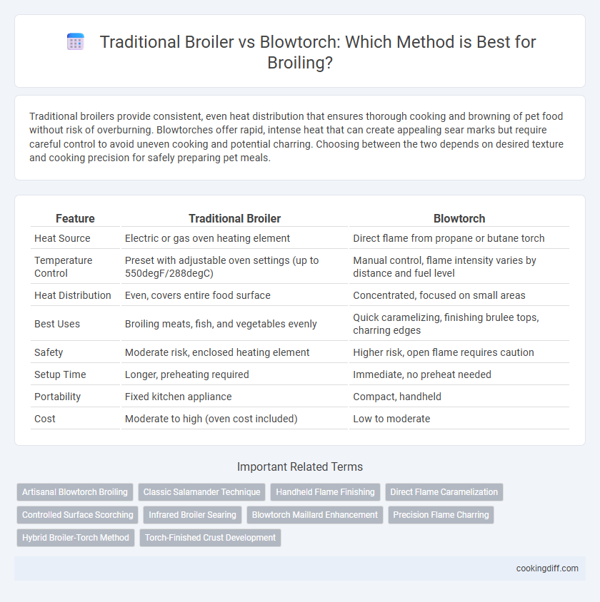 Traditional Broiler vs Blowtorch: Which Method is Best for Broiling?