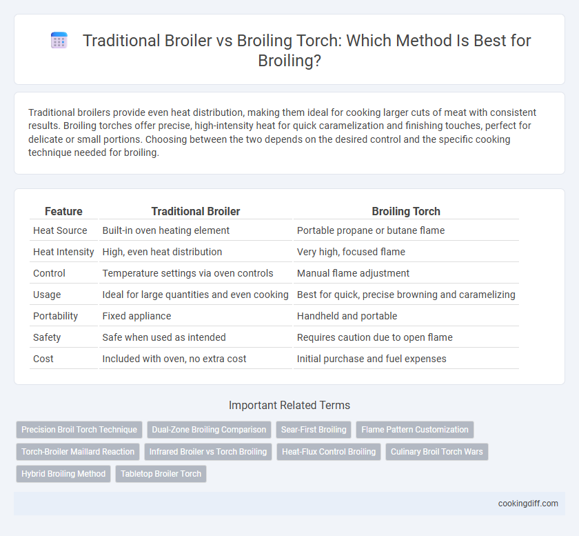 Traditional Broiler vs Broiling Torch: Which Method Is Best for Broiling?