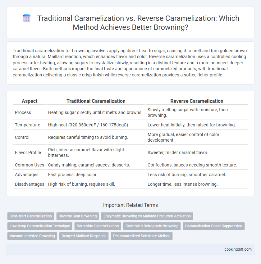 Traditional Caramelization vs. Reverse Caramelization: Which Method Achieves Better Browning?