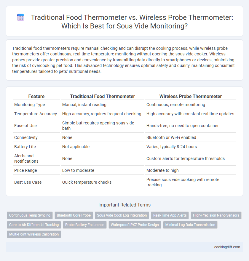 Traditional Food Thermometer vs. Wireless Probe Thermometer: Which Is Best for Sous Vide Monitoring?