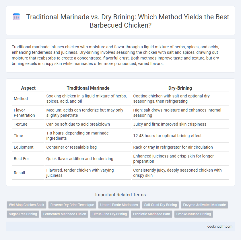 Traditional Marinade vs. Dry Brining: Which Method Yields the Best Barbecued Chicken?
