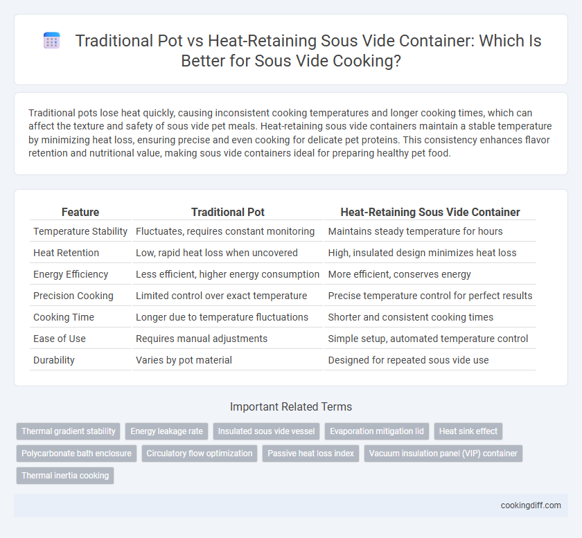 Traditional Pot vs Heat-Retaining Sous Vide Container: Which Is Better for Sous Vide Cooking?