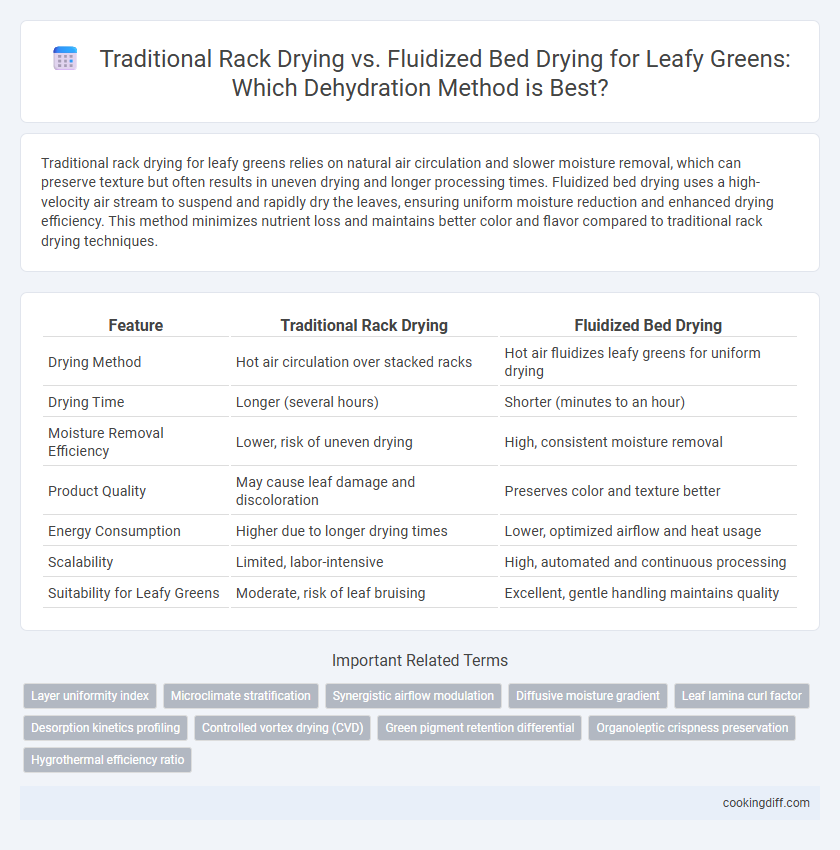 Traditional Rack Drying vs. Fluidized Bed Drying for Leafy Greens: Which Dehydration Method is Best?