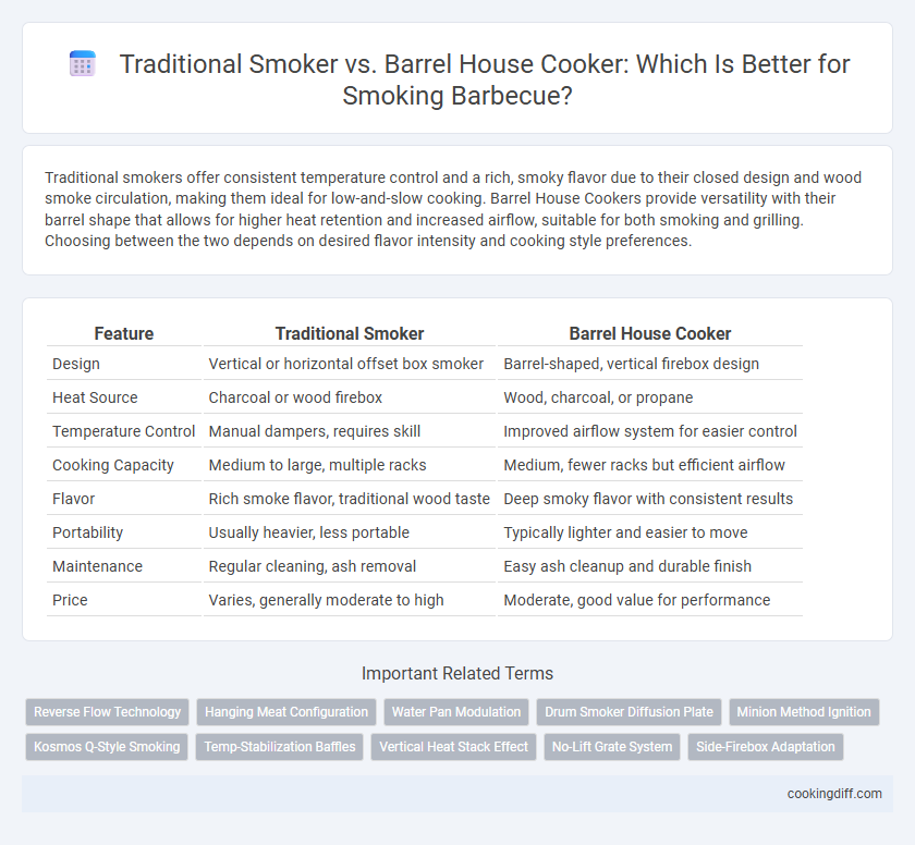 Traditional Smoker vs. Barrel House Cooker: Which Is Better for Smoking Barbecue?