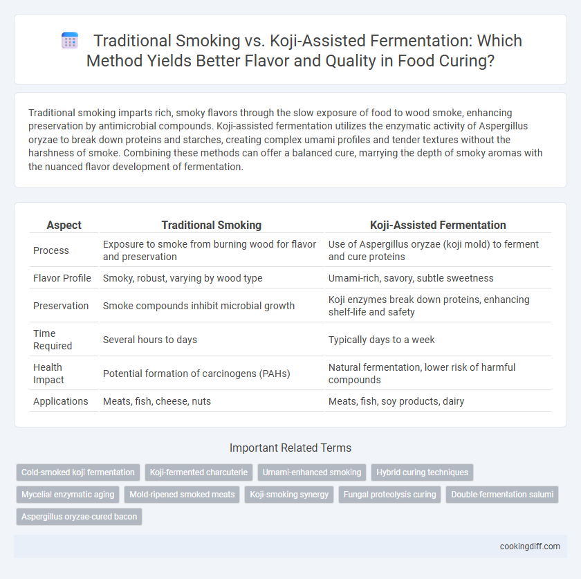 Traditional Smoking vs. Koji-Assisted Fermentation: Which Method Yields Better Flavor and Quality in Food Curing?