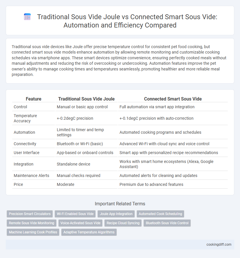 Traditional Sous Vide Joule vs Connected Smart Sous Vide: Automation and Efficiency Compared