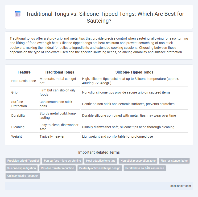 Traditional Tongs vs. Silicone-Tipped Tongs: Which Are Best for Sauteing?