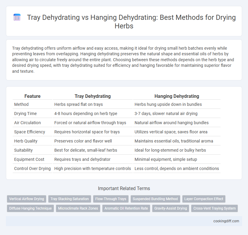 Tray Dehydrating vs Hanging Dehydrating: Best Methods for Drying Herbs