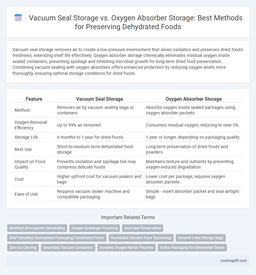 Vacuum Seal Storage vs. Oxygen Absorber Storage: Best Methods for Preserving Dehydrated Foods