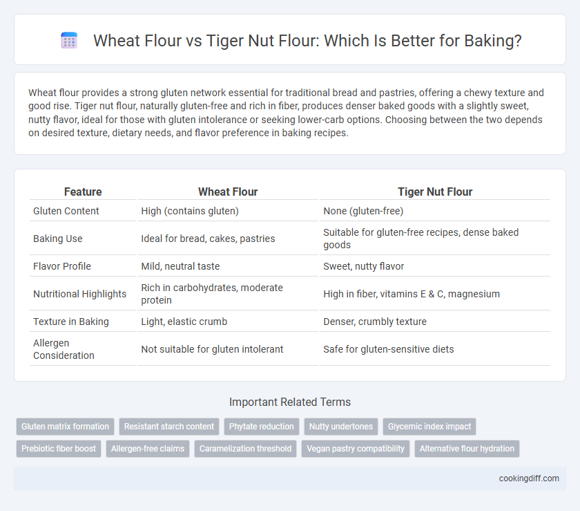Wheat Flour vs Tiger Nut Flour: Which Is Better for Baking?