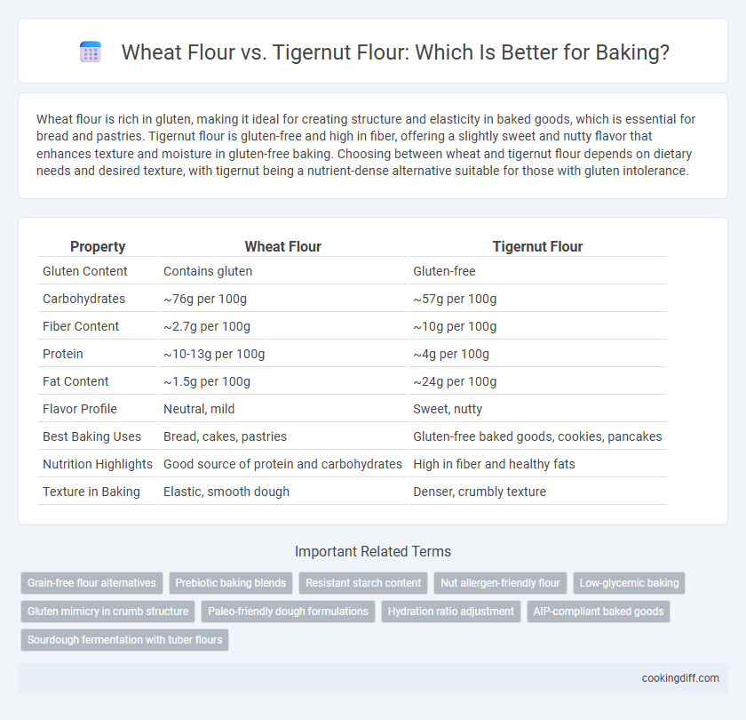 Wheat Flour vs. Tigernut Flour: Which Is Better for Baking?