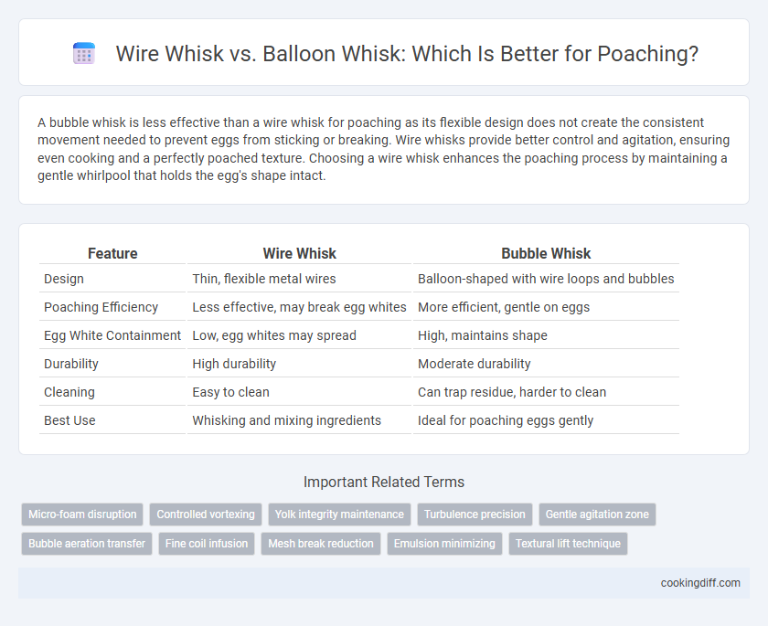 Wire Whisk vs. Balloon Whisk: Which Is Better for Poaching?