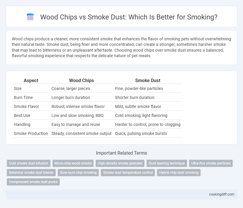 Wood Chips vs Smoke Dust: Which Is Better for Smoking?