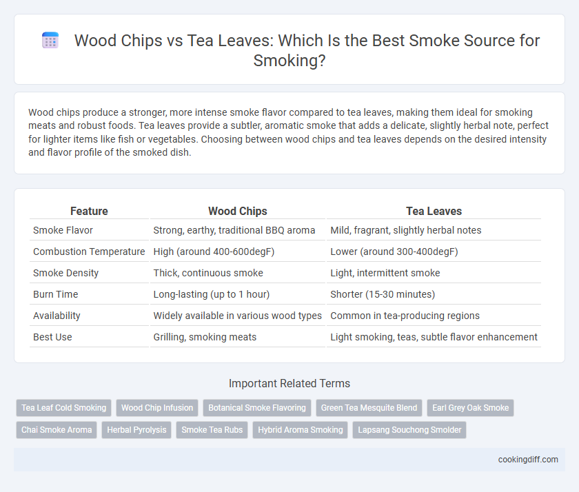 Wood Chips vs Tea Leaves: Which Is the Best Smoke Source for Smoking?