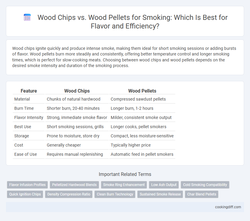 Wood Chips vs. Wood Pellets for Smoking: Which Is Best for Flavor and Efficiency?