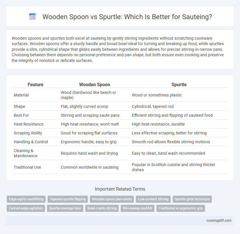 Wooden Spoon vs Spurtle: Which Is Better for Sauteing?