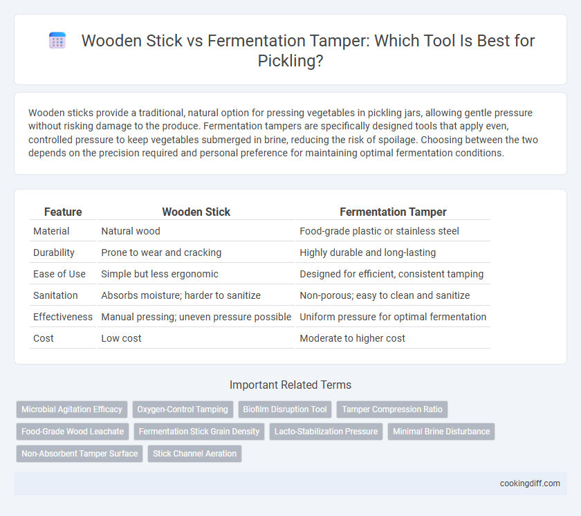 Wooden Stick vs Fermentation Tamper: Which Tool Is Best for Pickling?