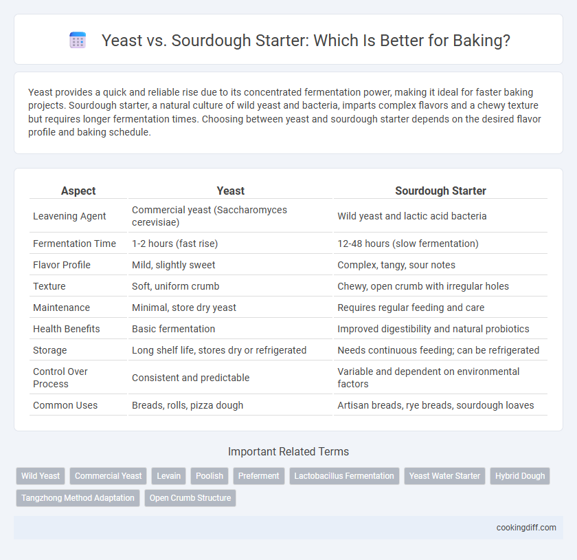 Yeast vs. Sourdough Starter: Which Is Better for Baking?