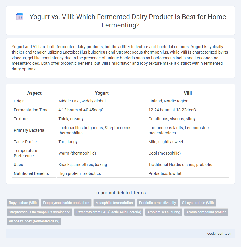 Yogurt vs. Viili: Which Fermented Dairy Product Is Best for Home Fermenting?