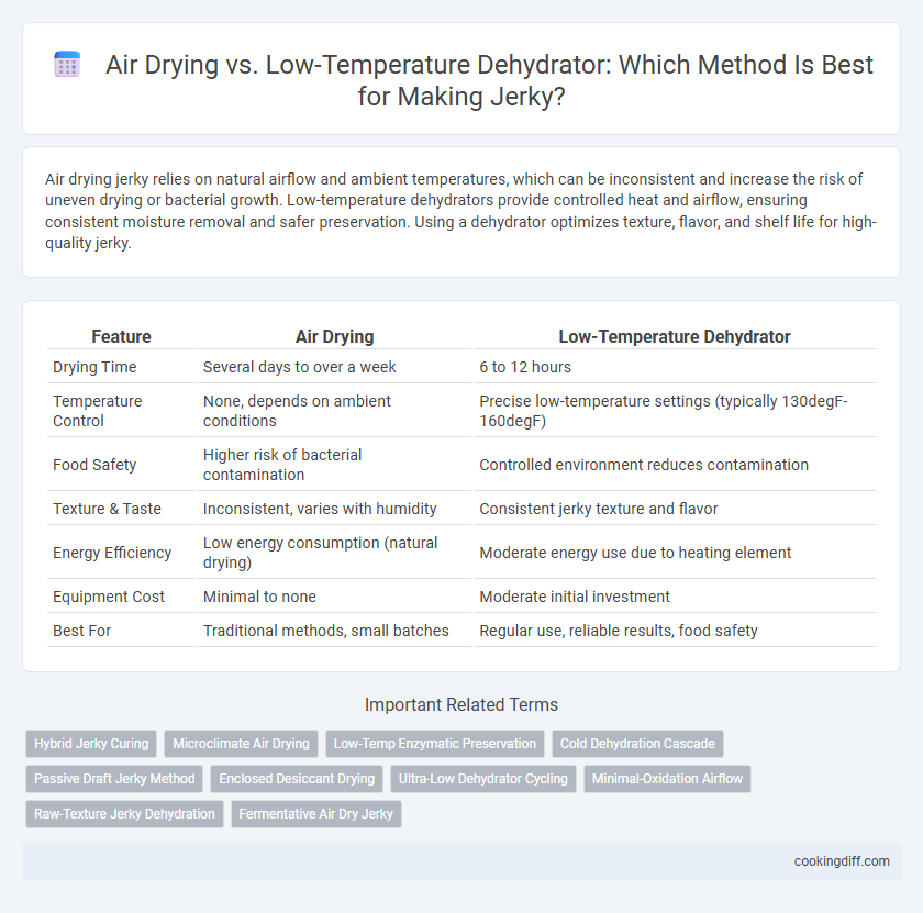 Air Drying vs. Low-Temperature Dehydrator: Which Method Is Best for Making Jerky?