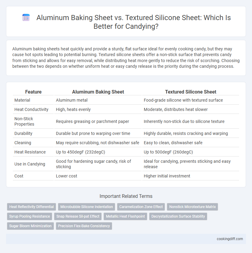 Aluminum Baking Sheet vs. Textured Silicone Sheet: Which Is Better for Candying?