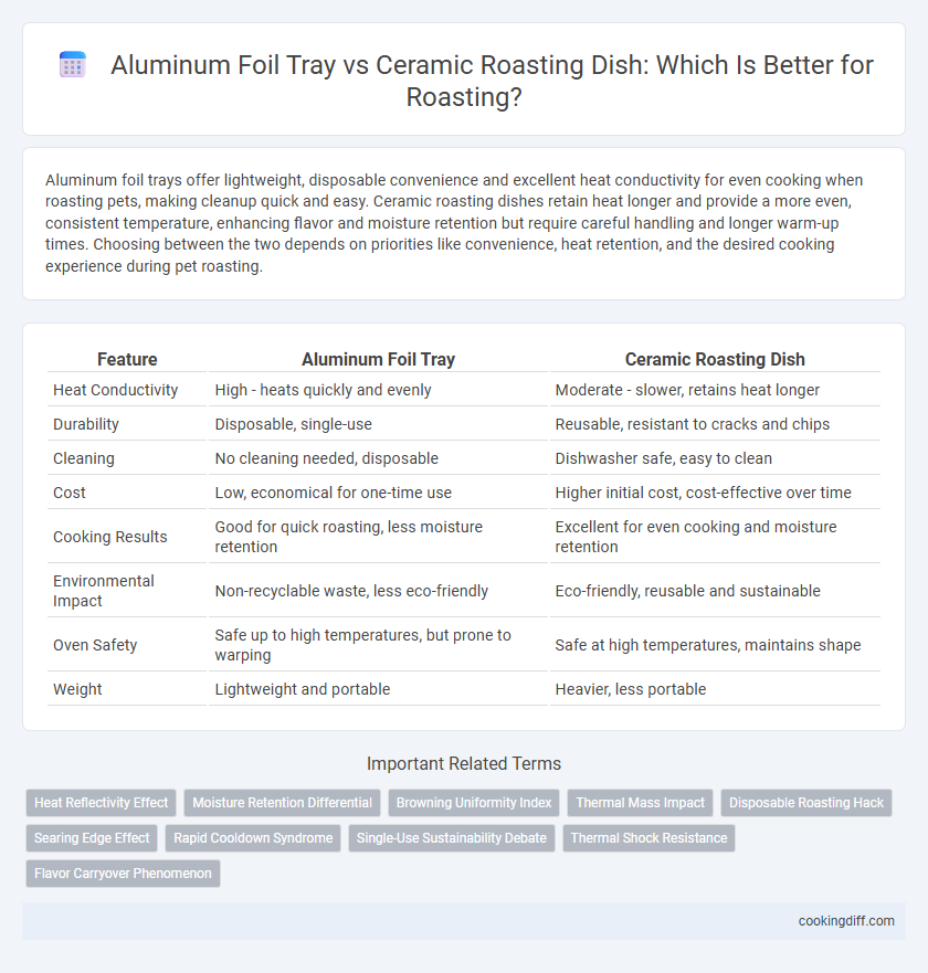 Aluminum Foil Tray vs Ceramic Roasting Dish: Which Is Better for Roasting?