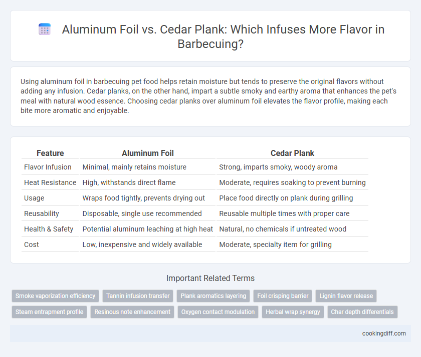 Aluminum Foil vs. Cedar Plank: Which Infuses More Flavor in Barbecuing?