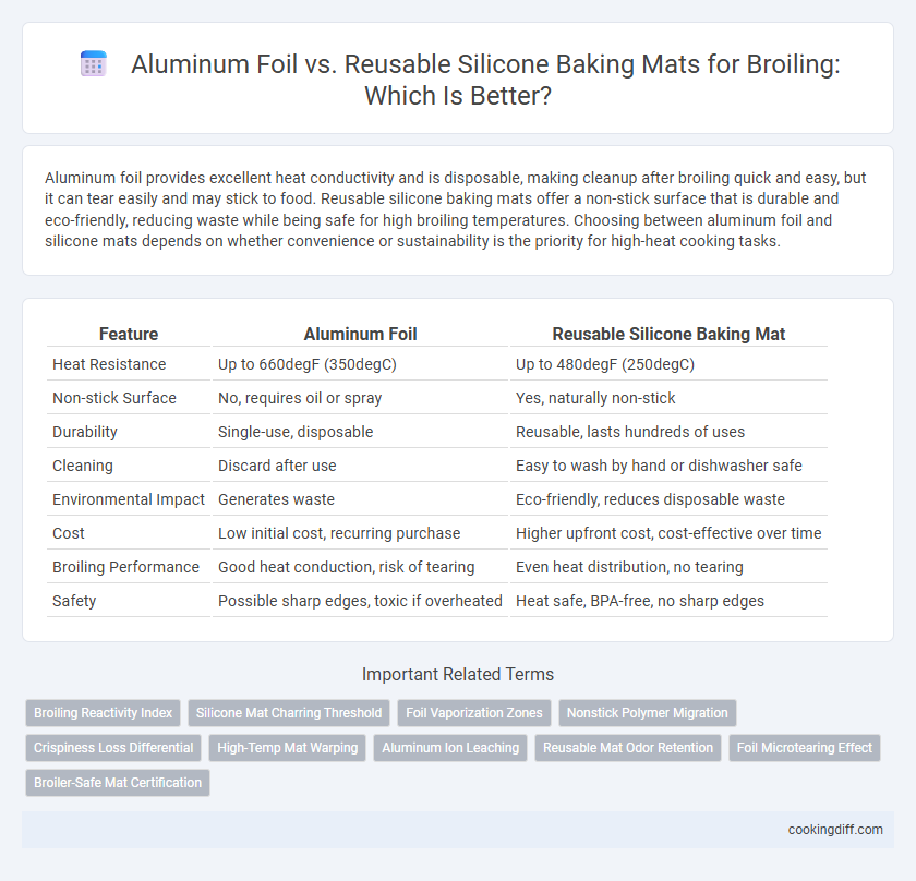Aluminum Foil vs. Reusable Silicone Baking Mats for Broiling: Which Is Better?