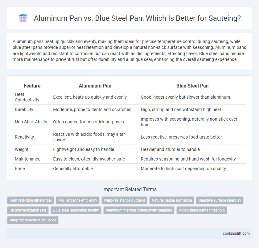 Aluminum Pan vs. Blue Steel Pan: Which Is Better for Sauteing?