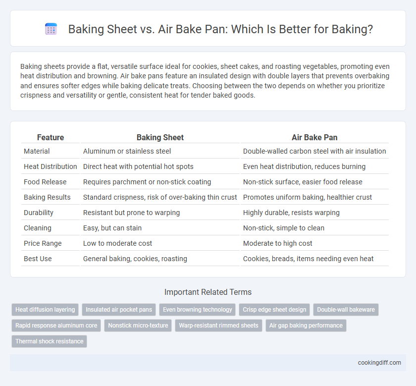 Baking Sheet vs. Air Bake Pan: Which Is Better for Baking?