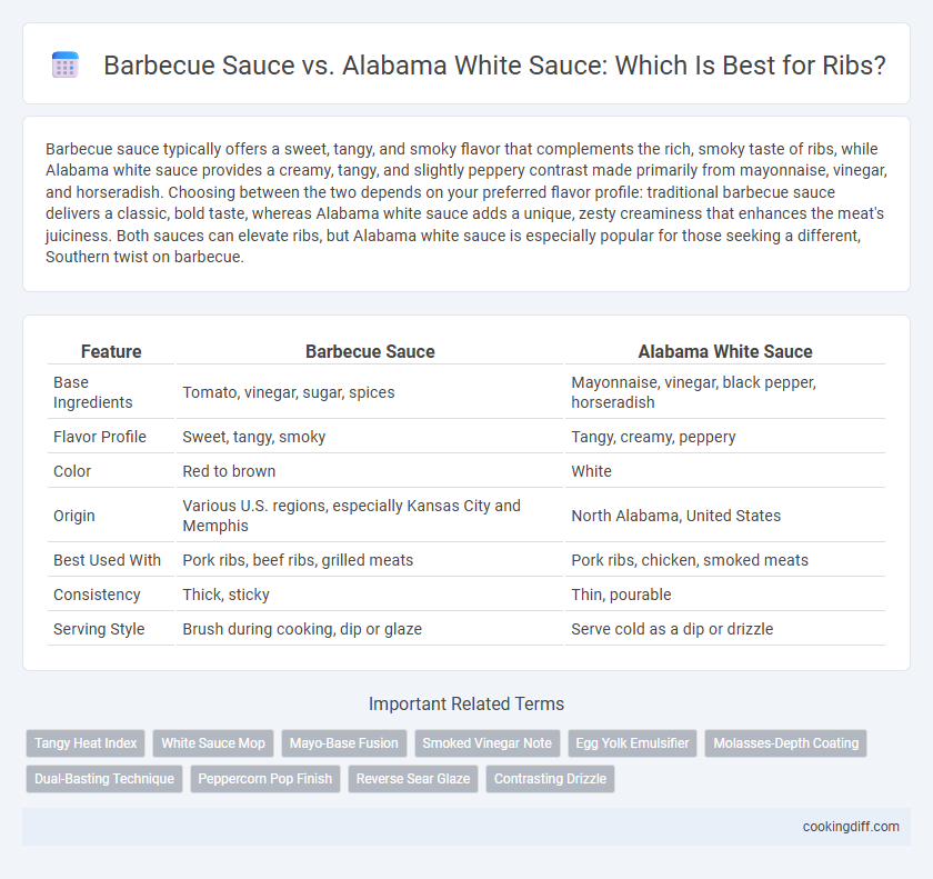 Barbecue Sauce vs. Alabama White Sauce: Which Is Best for Ribs?