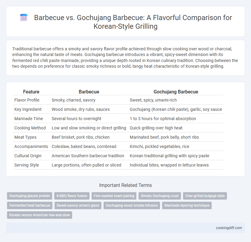 Barbecue vs. Gochujang Barbecue: A Flavorful Comparison for Korean-Style Grilling