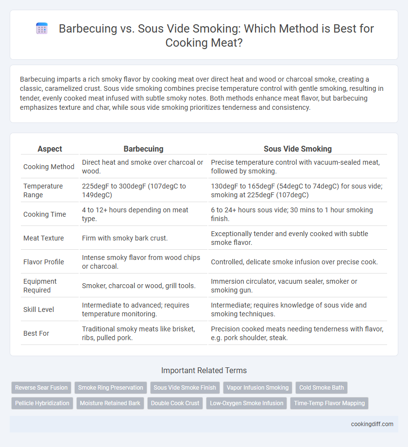 Barbecuing vs. Sous Vide Smoking: Which Method is Best for Cooking Meat?