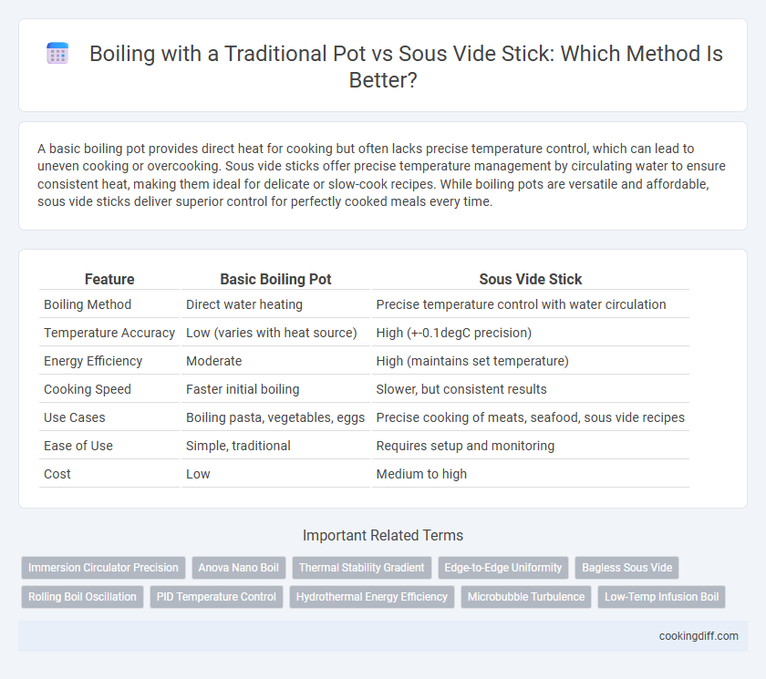 Boiling with a Traditional Pot vs Sous Vide Stick: Which Method Is Better?