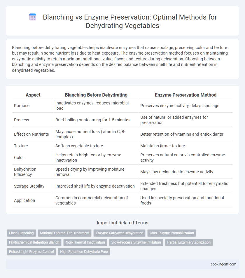 Blanching vs Enzyme Preservation: Optimal Methods for Dehydrating Vegetables