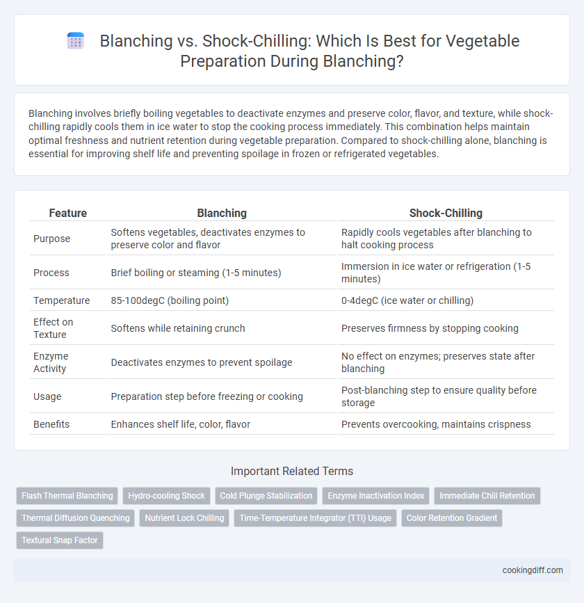 Blanching vs. Shock-Chilling: Which Is Best for Vegetable Preparation During Blanching?