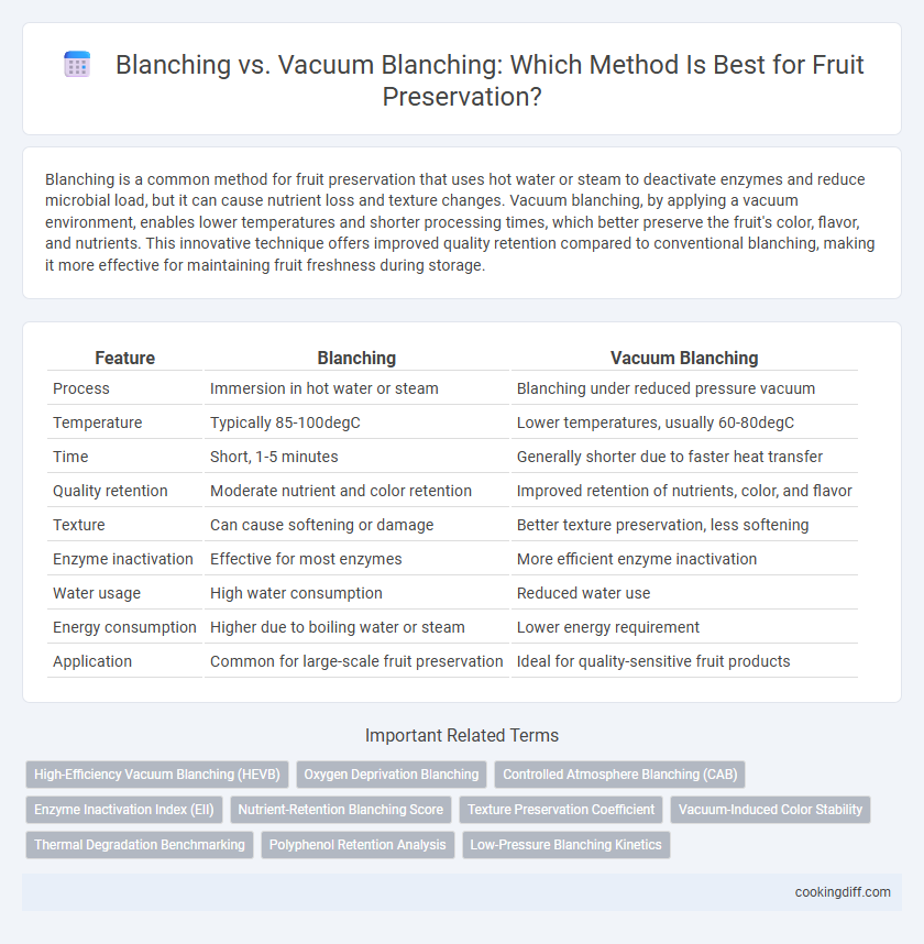 Blanching vs. Vacuum Blanching: Which Method Is Best for Fruit Preservation?
