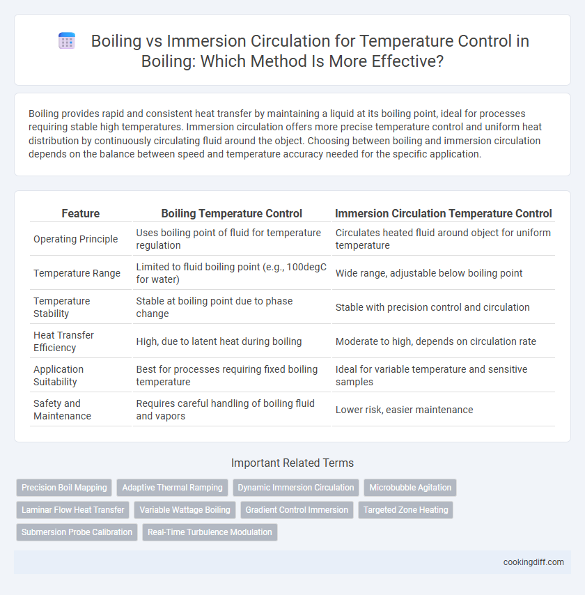 Boiling vs Immersion Circulation for Temperature Control in Boiling: Which Method Is More Effective?