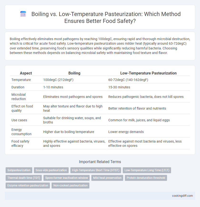 Boiling vs. Low-Temperature Pasteurization: Which Method Ensures Better Food Safety?