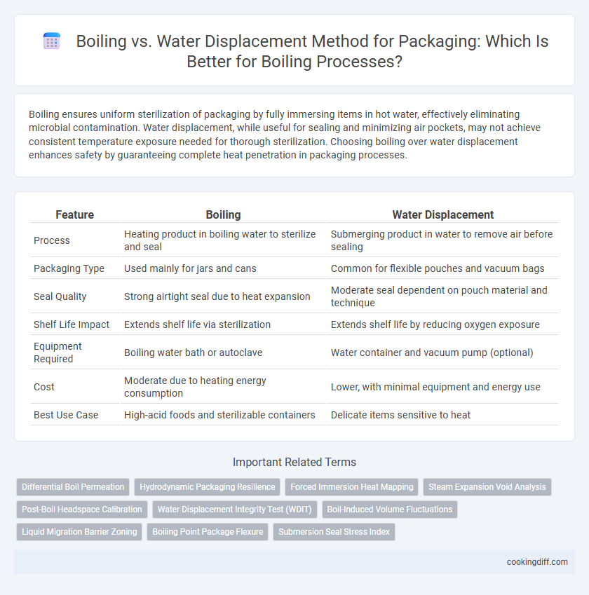 Boiling vs. Water Displacement Method for Packaging: Which Is Better for Boiling Processes?