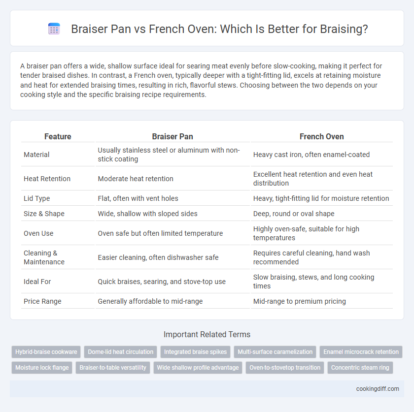 Braiser Pan vs French Oven: Which Is Better for Braising?