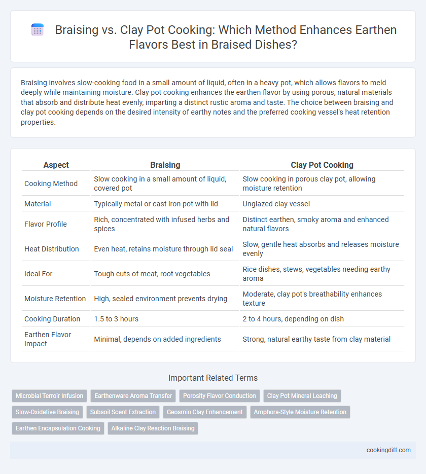 Braising vs. Clay Pot Cooking: Which Method Enhances Earthen Flavors Best in Braised Dishes?