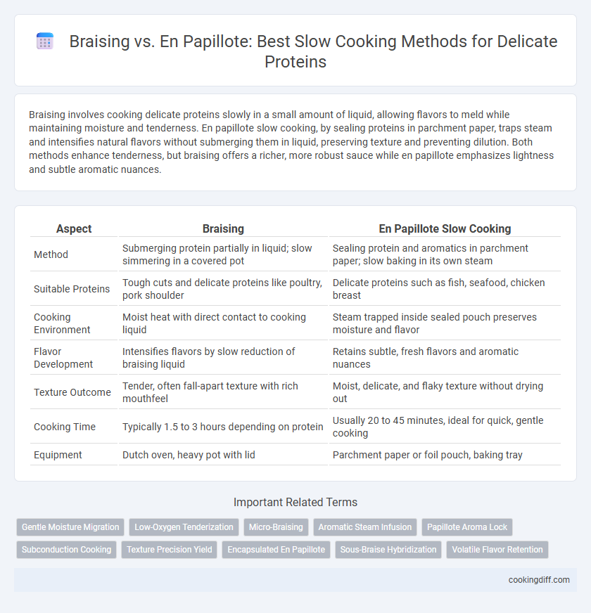 Braising vs. En Papillote: Best Slow Cooking Methods for Delicate Proteins