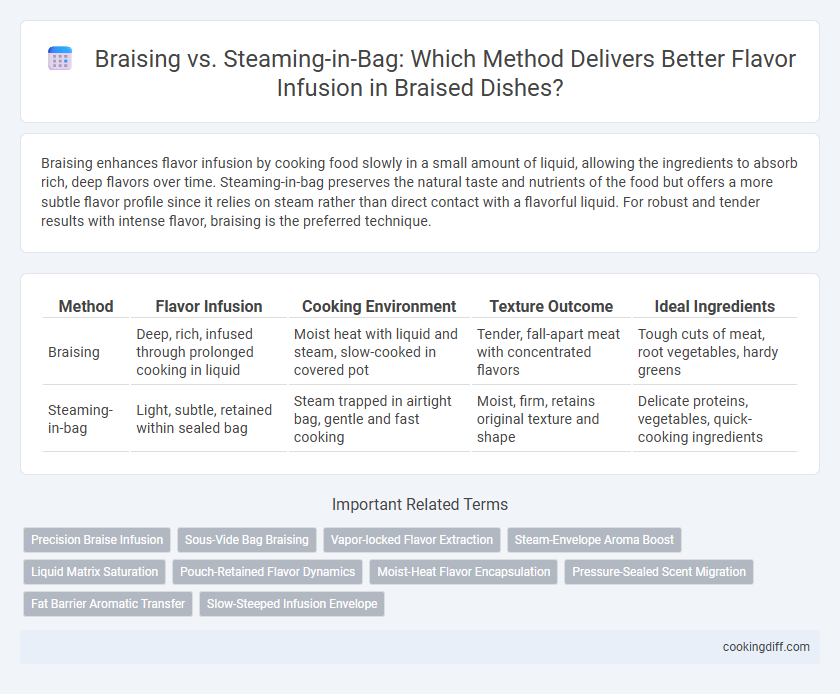 Braising vs. Steaming-in-Bag: Which Method Delivers Better Flavor Infusion in Braised Dishes?