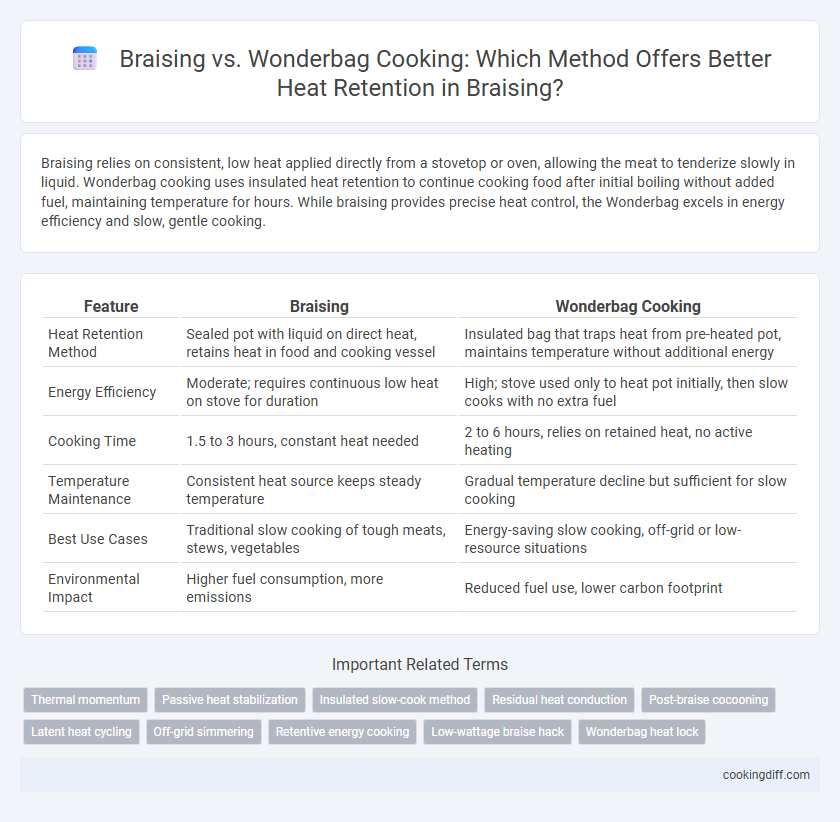 Braising vs. Wonderbag Cooking: Which Method Offers Better Heat Retention in Braising?