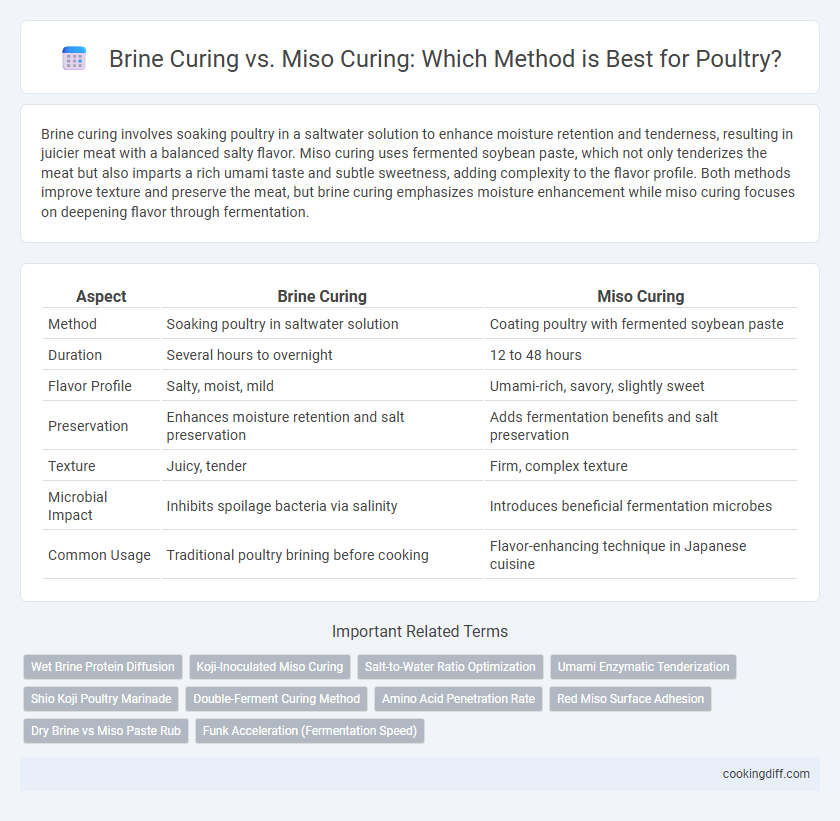 Brine Curing vs. Miso Curing: Which Method is Best for Poultry?